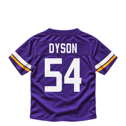 Minnesota Vikings jersey keychain — Kenny Dyson #54. Exact saved player artwork preview.