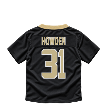 New Orleans Saints jersey keychain — Jordan Howden #31. Exact saved player artwork preview.