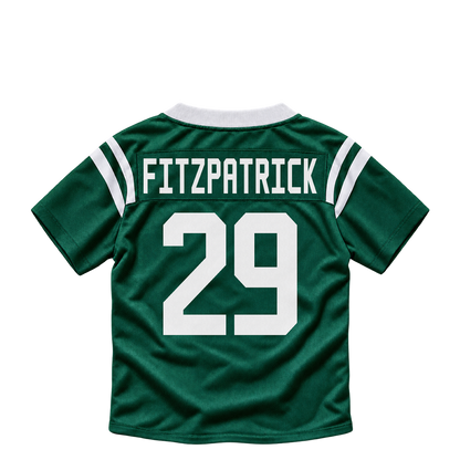 New York Jets jersey keychain — Minkah Fitzpatrick #29. Exact saved player artwork preview.