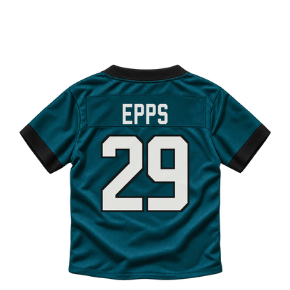 Philadelphia Eagles jersey keychain — Marcus Epps #29. Exact saved player artwork preview.