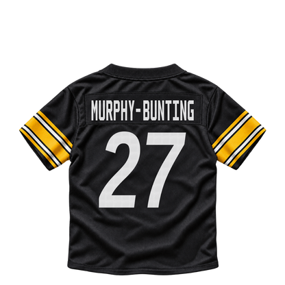 Pittsburgh Steelers jersey keychain — Sean Murphy-Bunting #27. Exact saved player artwork preview.