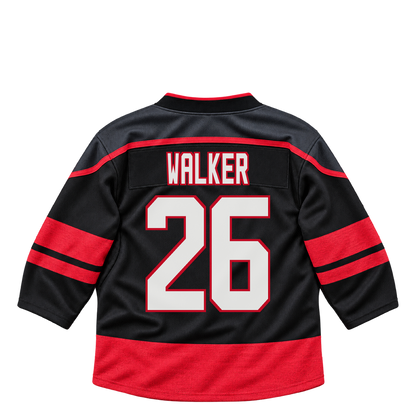 Carolina Hurricanes jersey keychain — Sean Walker #26. Exact saved player artwork preview.