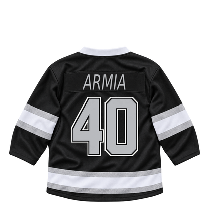 Los Angeles Kings jersey keychain — Joel Armia #40. Exact saved player artwork preview.