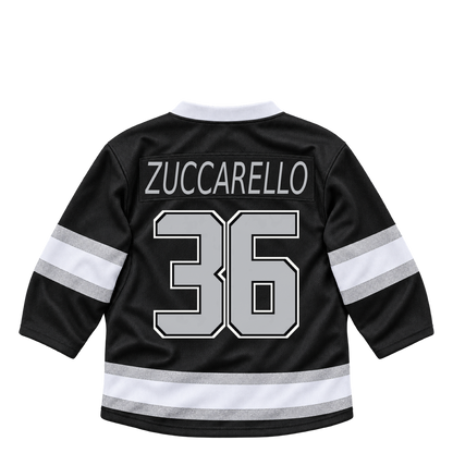 Los Angeles Kings jersey keychain — Mats Zuccarello #36. Exact saved player artwork preview.