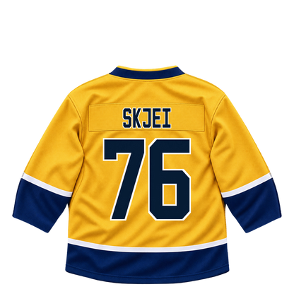 Nashville Predators jersey keychain — Brady Skjei #76. Exact saved player artwork preview.