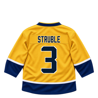 Nashville Predators jersey keychain — Jayden Struble #3. Exact saved player artwork preview.