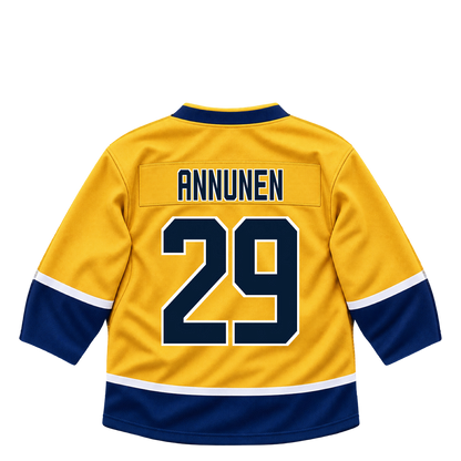Nashville Predators jersey keychain — Justus Annunen #29. Exact saved player artwork preview.