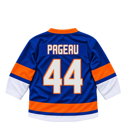 New York Islanders jersey keychain — Jean-Gabriel Pageau #44. Exact saved player artwork preview.