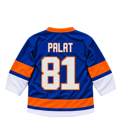 New York Islanders jersey keychain — Ondrej Palat #81. Exact saved player artwork preview.