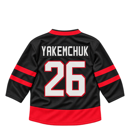 Ottawa Senators jersey keychain — Carter Yakemchuk #26. Exact saved player artwork preview.