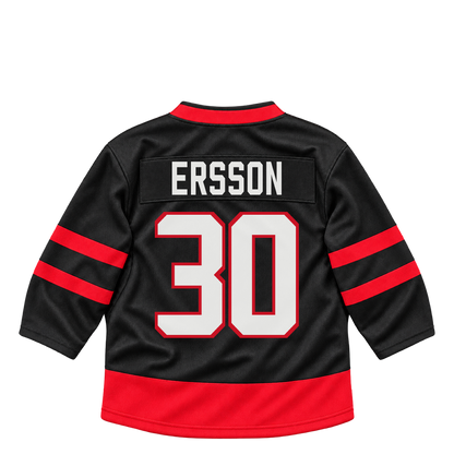 Ottawa Senators jersey keychain — Samuel Ersson #30. Exact saved player artwork preview.