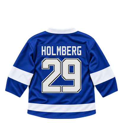 Tampa Bay Lightning jersey keychain — Pontus Holmberg #29. Exact saved player artwork preview.