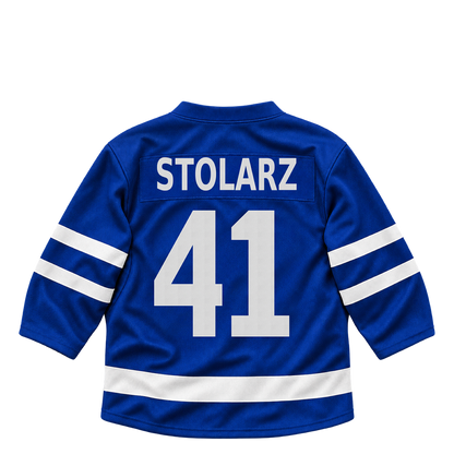 Toronto Maple Leafs jersey keychain — Anthony Stolarz #41. Exact saved player artwork preview.