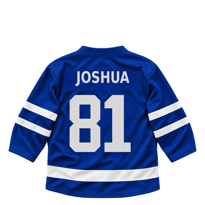 Toronto Maple Leafs jersey keychain — Dakota Joshua #81. Exact saved player artwork preview.