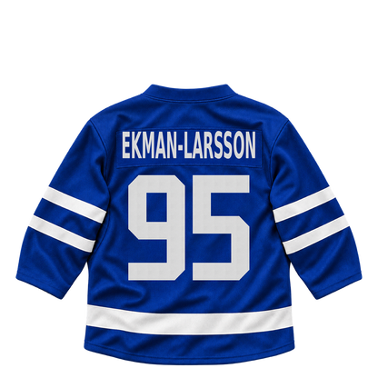 Toronto Maple Leafs jersey keychain — Oliver Ekman-Larsson #95. Exact saved player artwork preview.