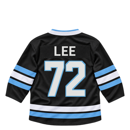 Utah Mammoth jersey keychain — Anders Lee #72. Exact saved player artwork preview.