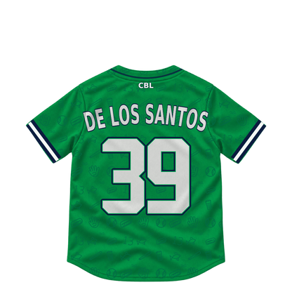 Welland Jackfish jersey keychain — Pedro De Los Santos #39. Exact saved player artwork preview.