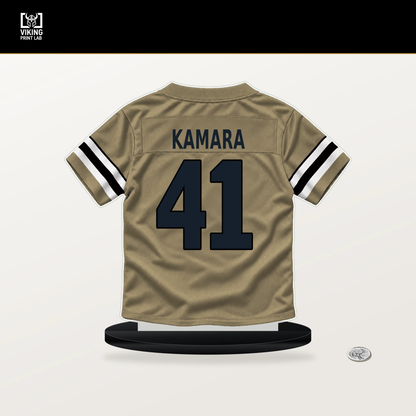 Alvin Kamara number 41 New Orleans Saints jersey stand with included black base.
