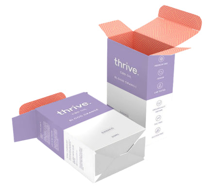 Printed auto-lock bottom cartons shown upright and lying down with the base visible; final dimensions, material, finish and artwork confirmed with your quote.