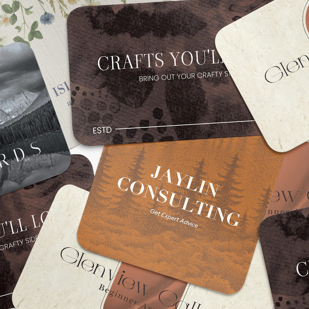 Custom Business Cards — customization example
