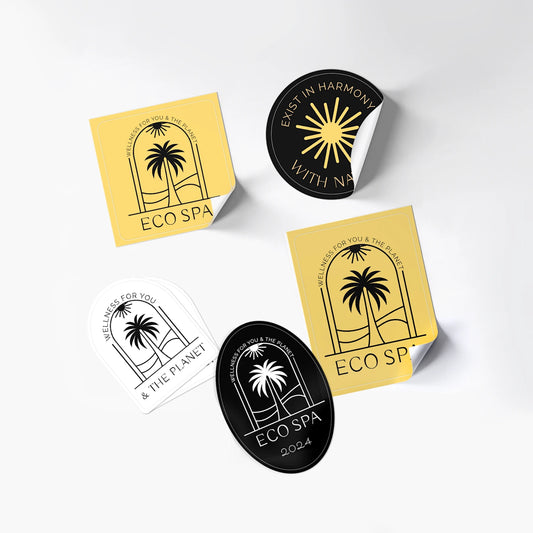 Custom Die-Cut Stickers — customization example