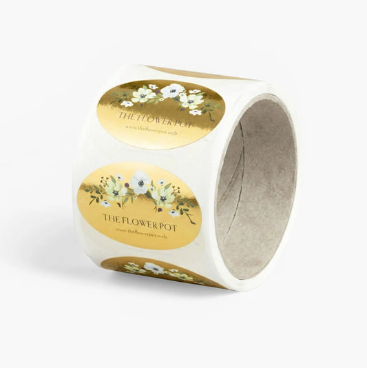 Custom Sticker Rolls — customization example